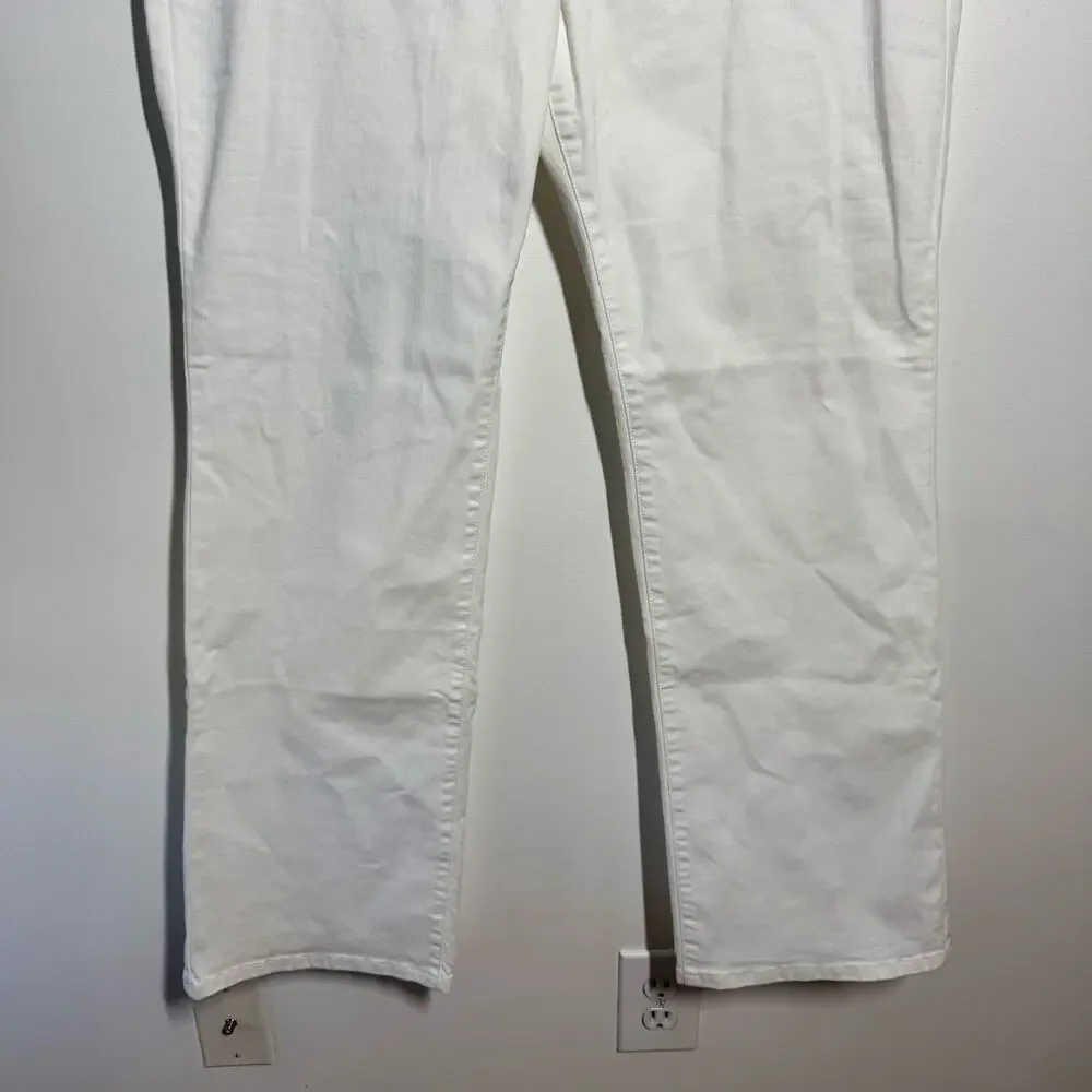 Soft‎ Surroundings Bootcut Stretch Waist Pull On Minimal Coastal Pants XL White